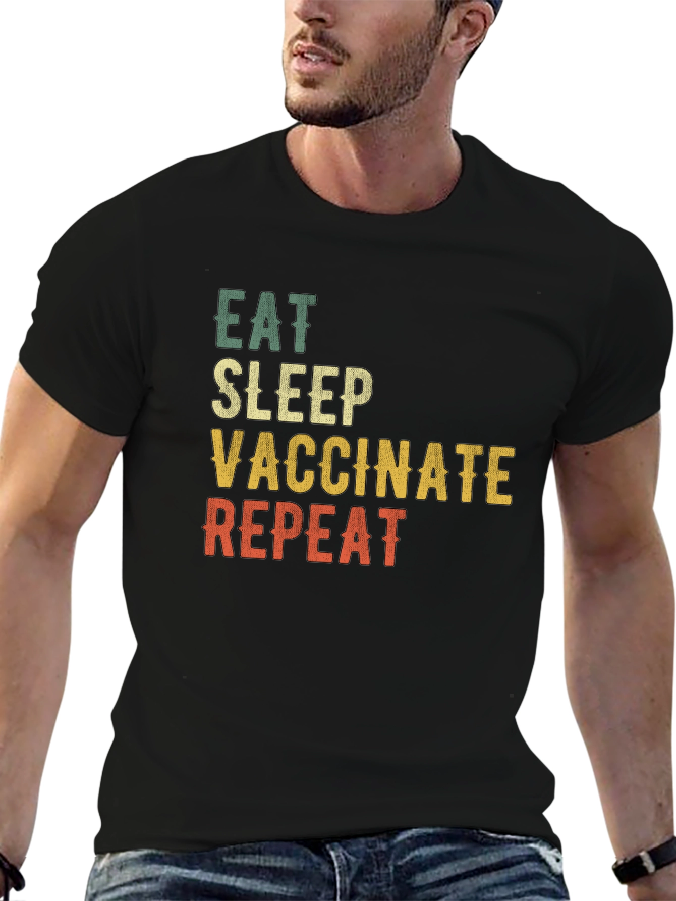 Eat Sleep Vaccinate Repeat T-Shirt