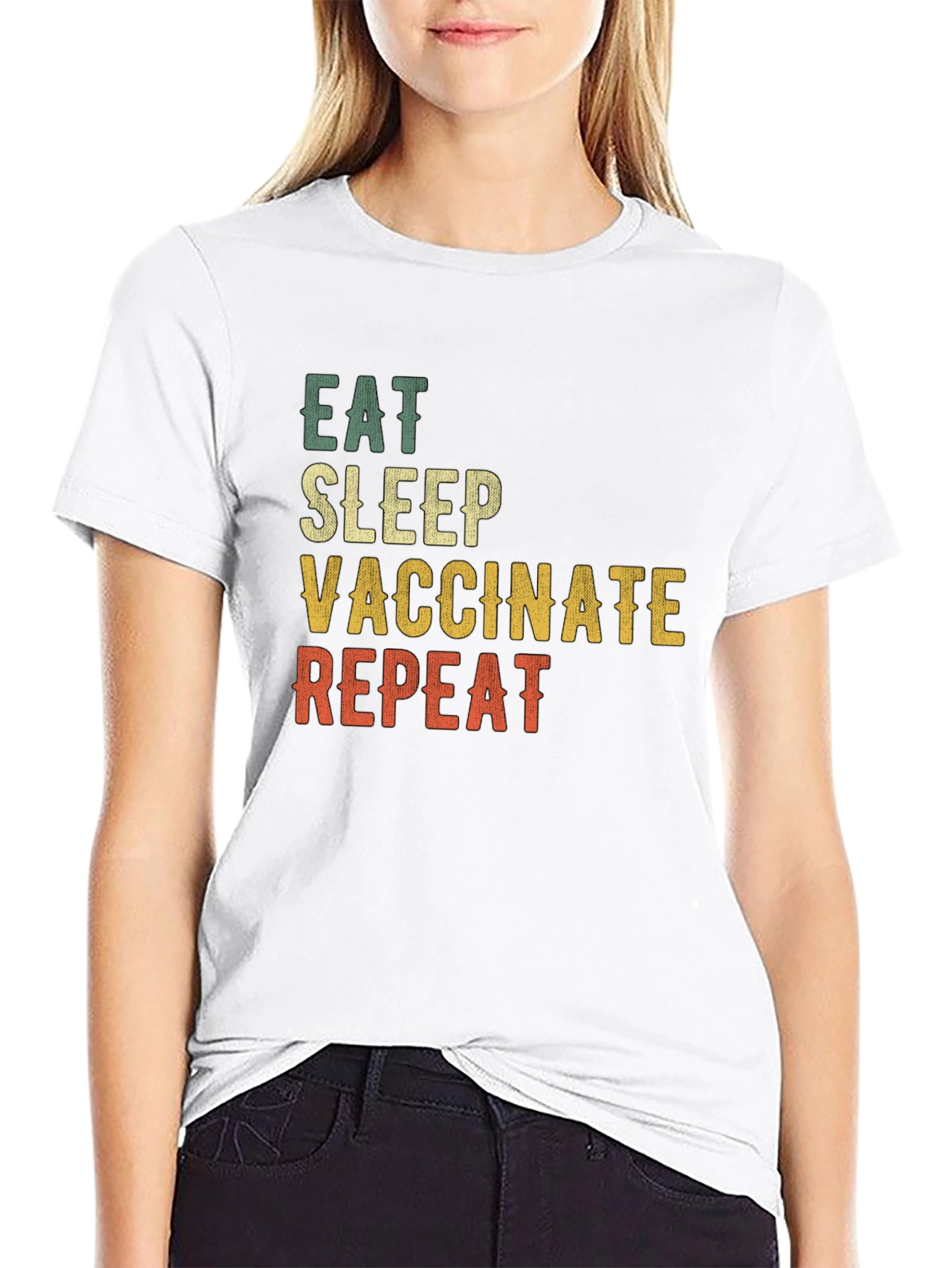 Eat Sleep Vaccinate Repeat T-Shirt
