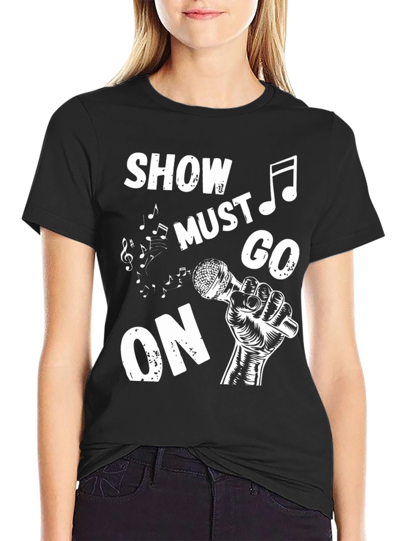 Show Must Go On Graphic T-Shirt