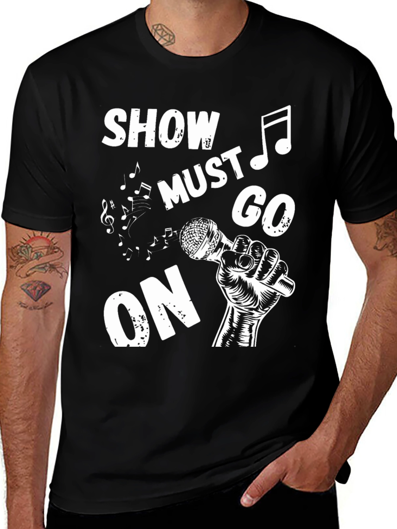 Show Must Go On Graphic T-Shirt