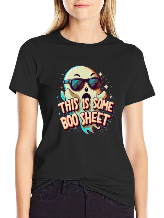Cool Ghost T-Shirt: Boo Sheet Design