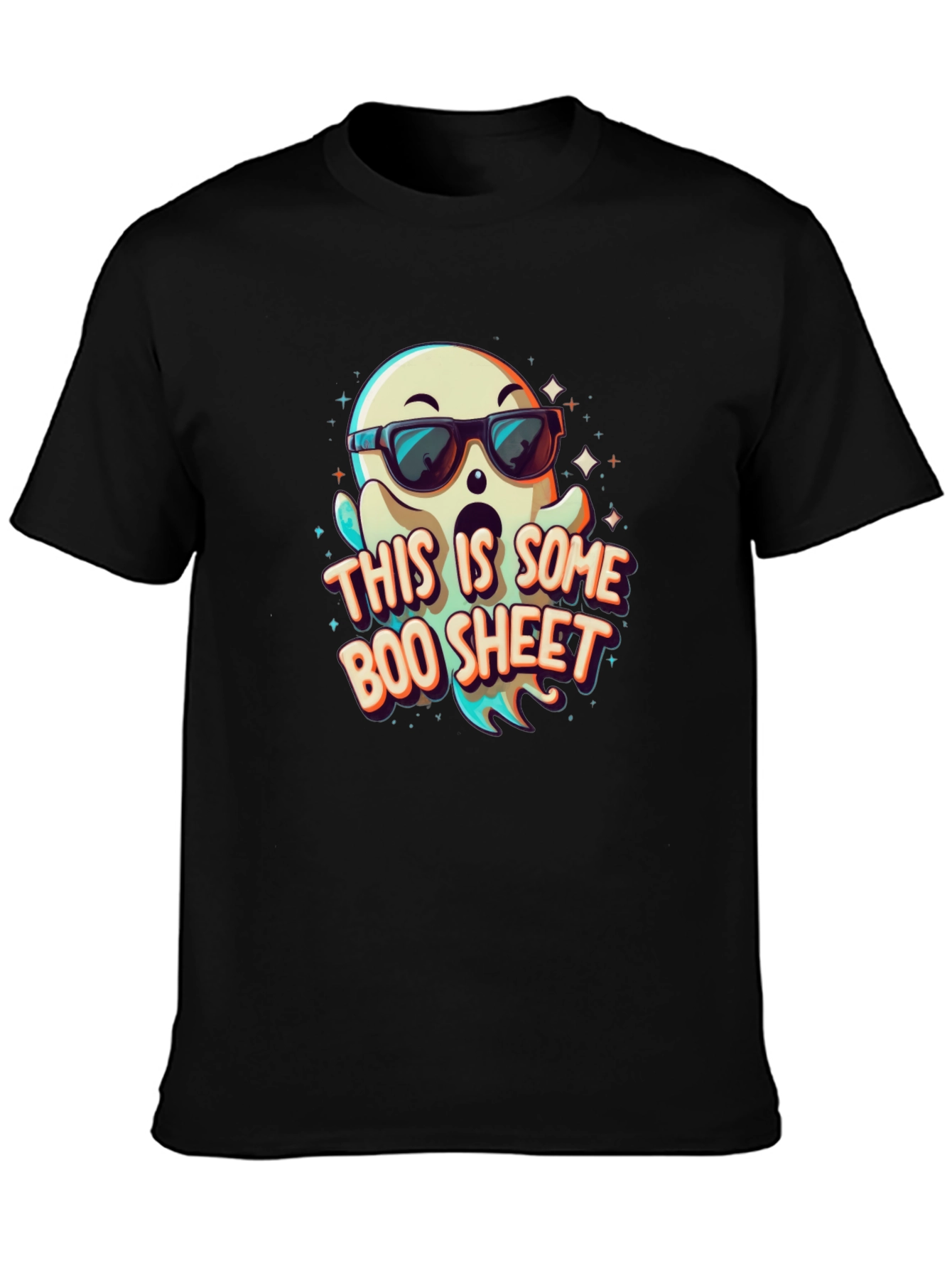 Cool Ghost T-Shirt: Boo Sheet Design