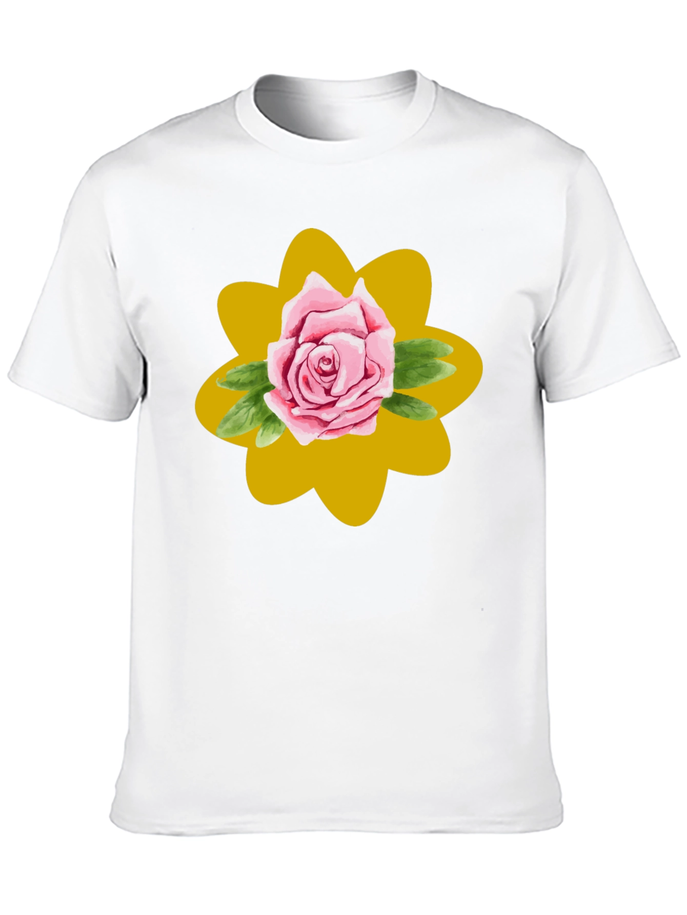 Rose Graphic T-Shirt - Stylish Floral Design