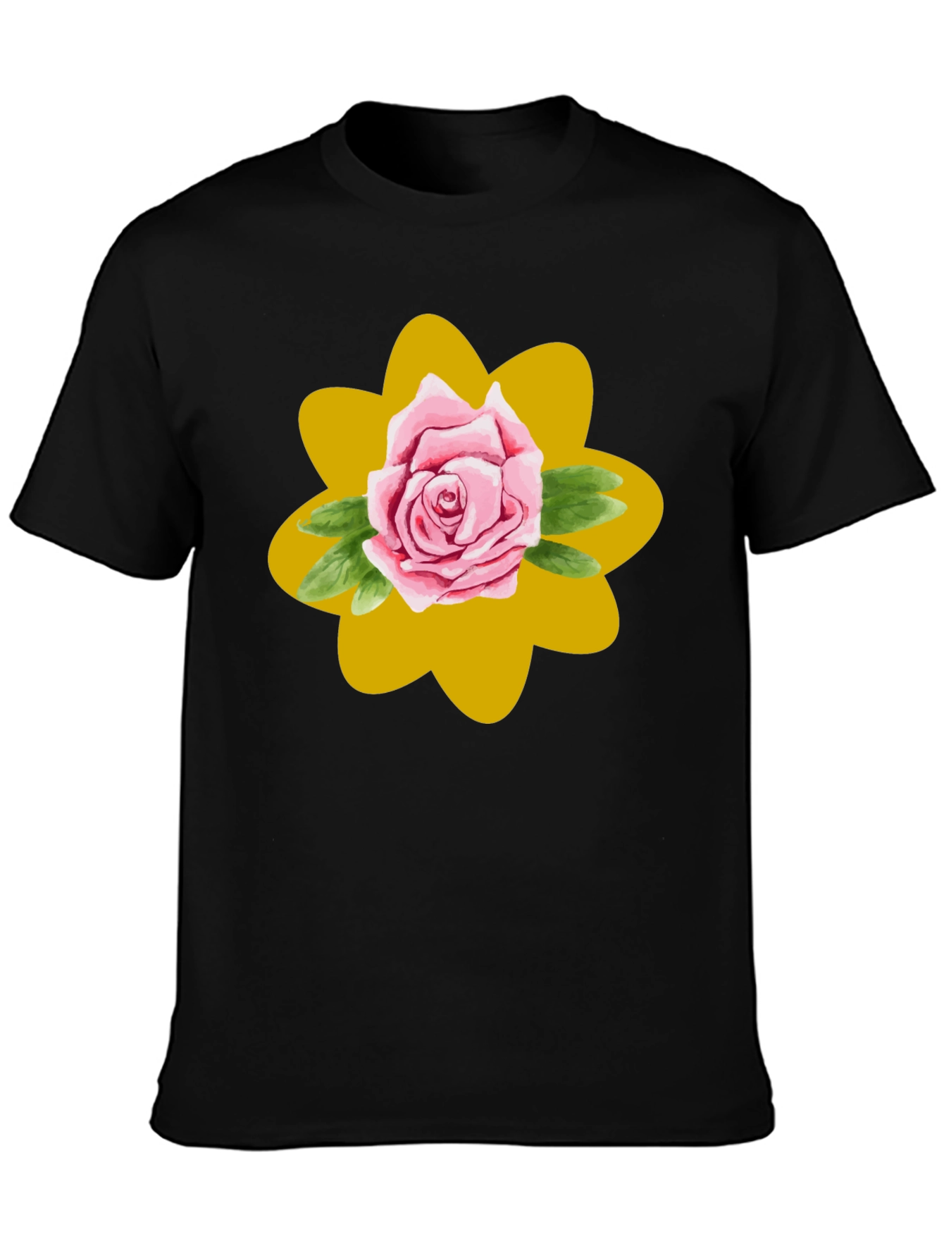 Rose Graphic T-Shirt - Stylish Floral Design