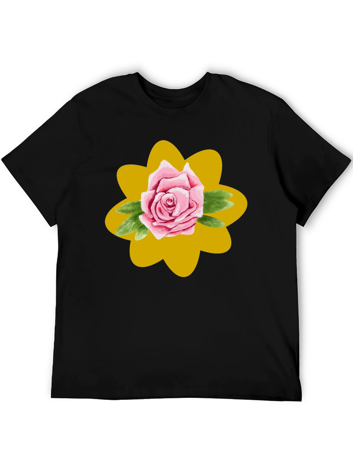 Rose Graphic T-Shirt - Stylish Floral Design