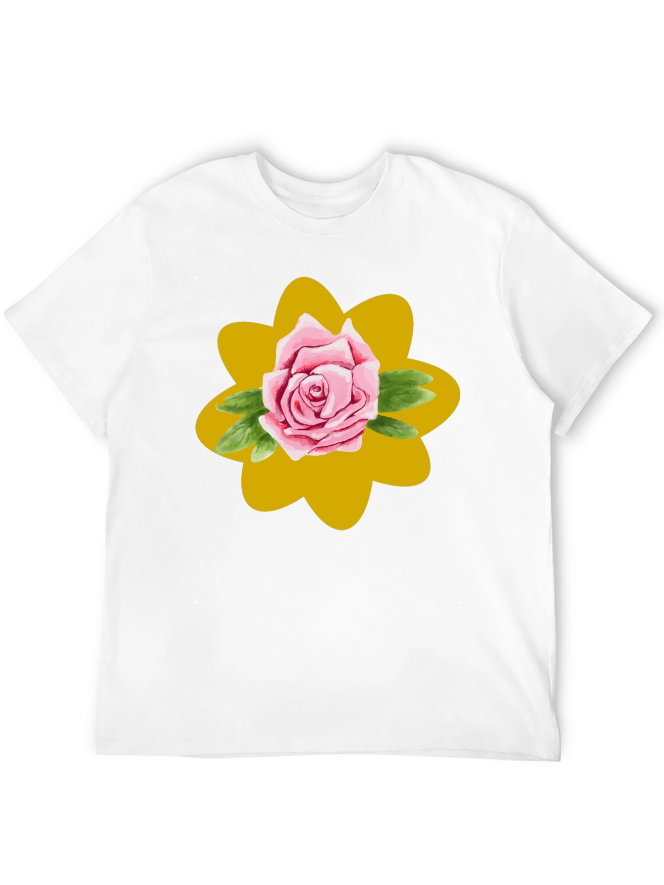 Rose Graphic T-Shirt - Stylish Floral Design