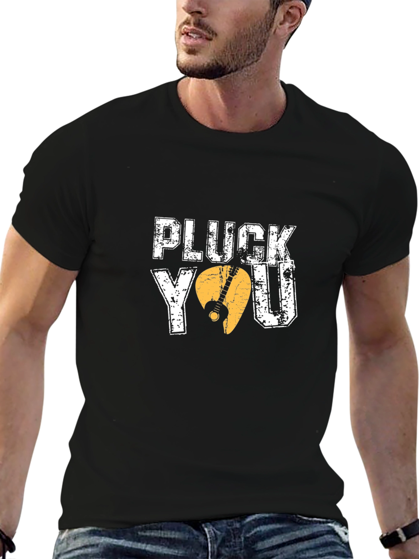 Pluck You Graphic Tee - Musicians Humor