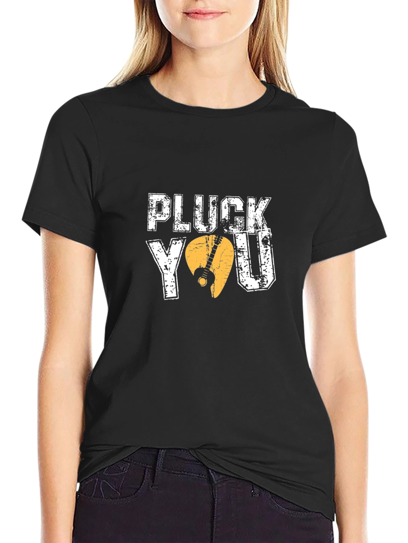 Pluck You Graphic Tee - Musicians Humor
