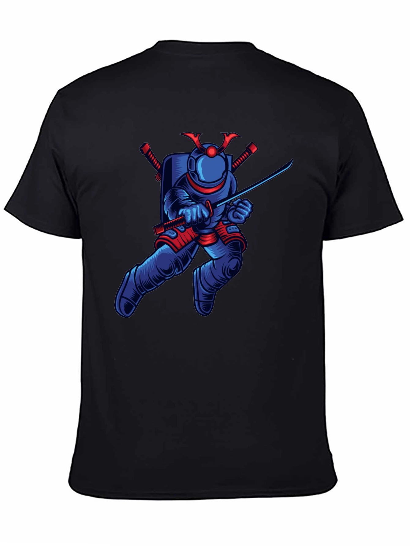 Astronaut Samurai Graphic T-Shirt