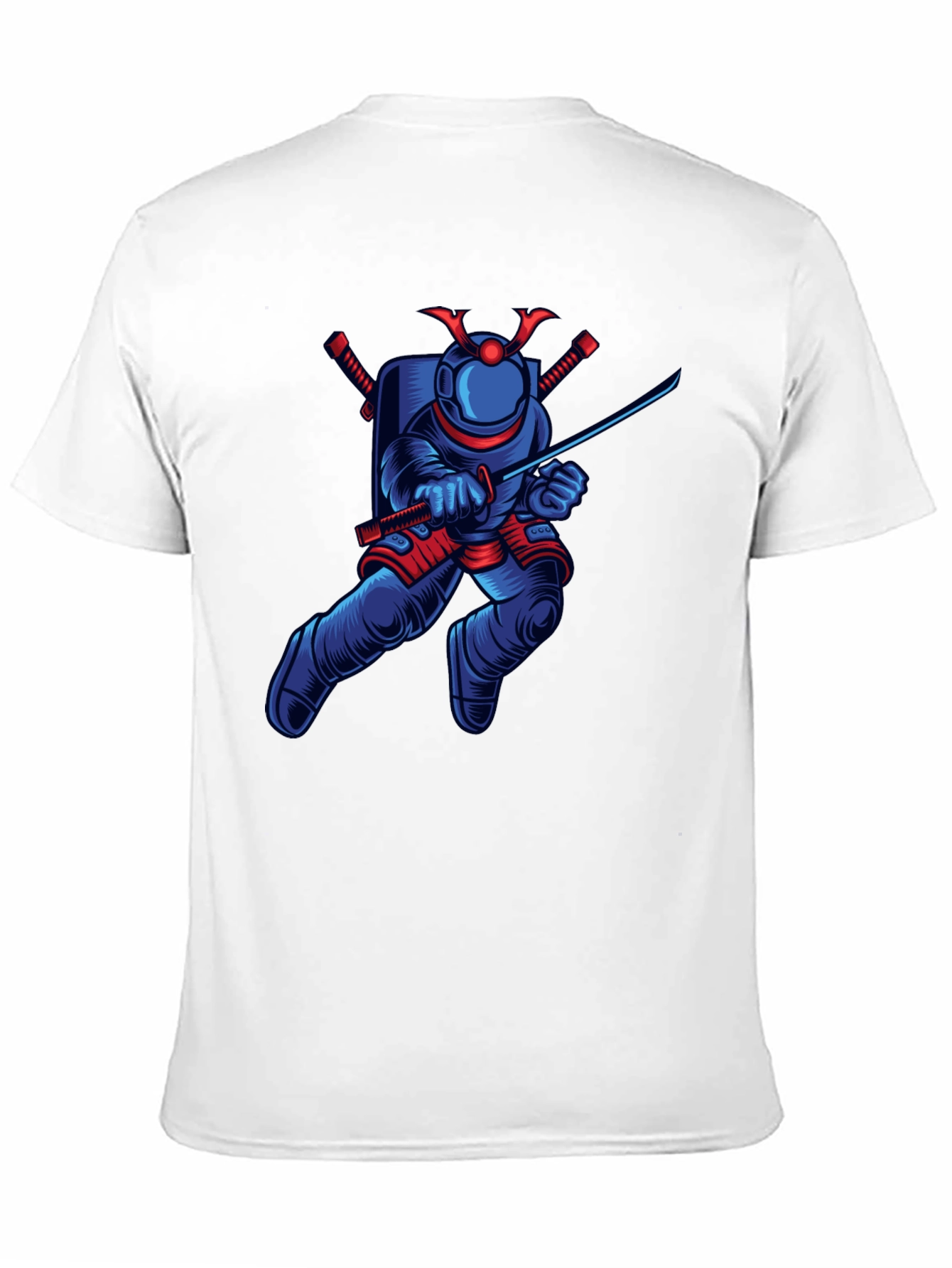 Astronaut Samurai Graphic T-Shirt