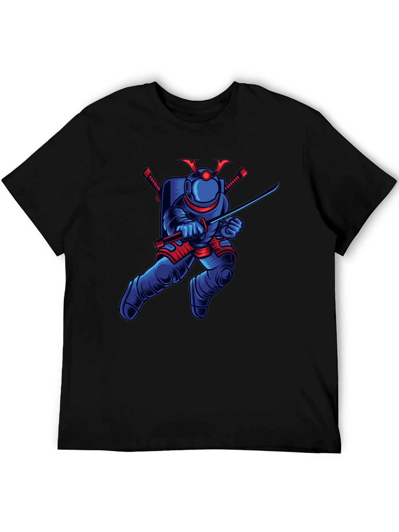 Astronaut Samurai Graphic T-Shirt