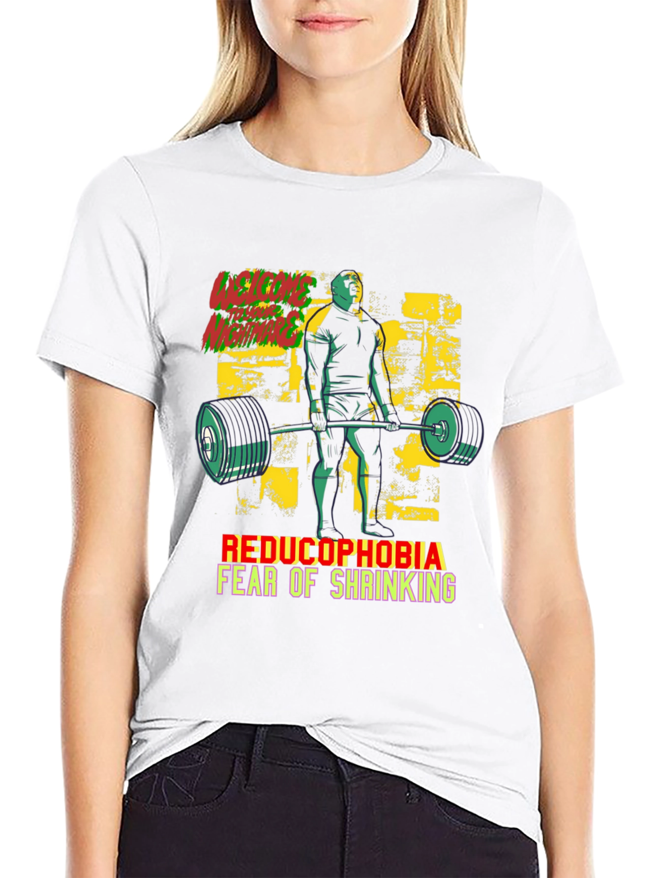 Reducophobia Fear of Shrinking T-Shirt