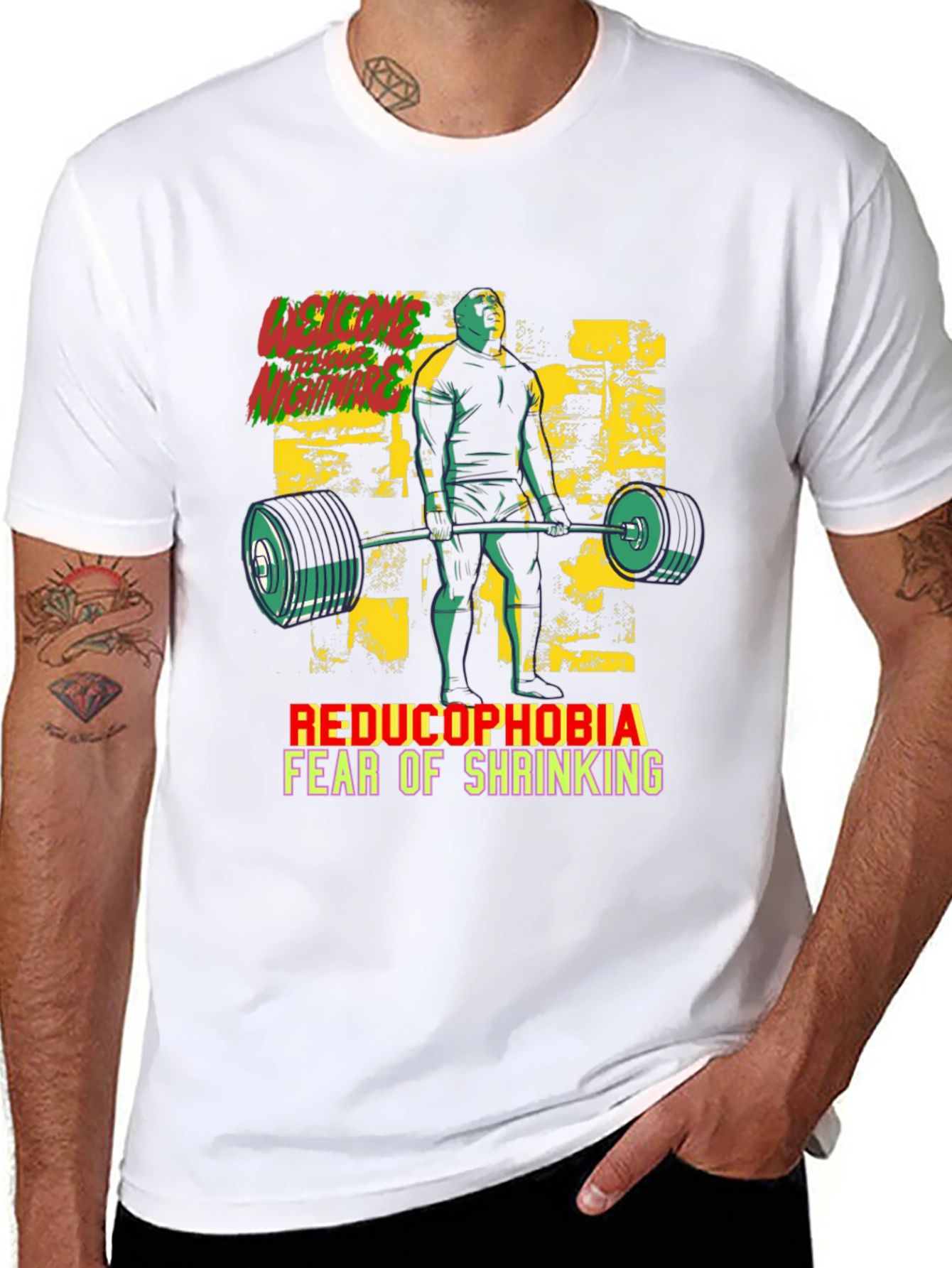 Reducophobia Fear of Shrinking T-Shirt