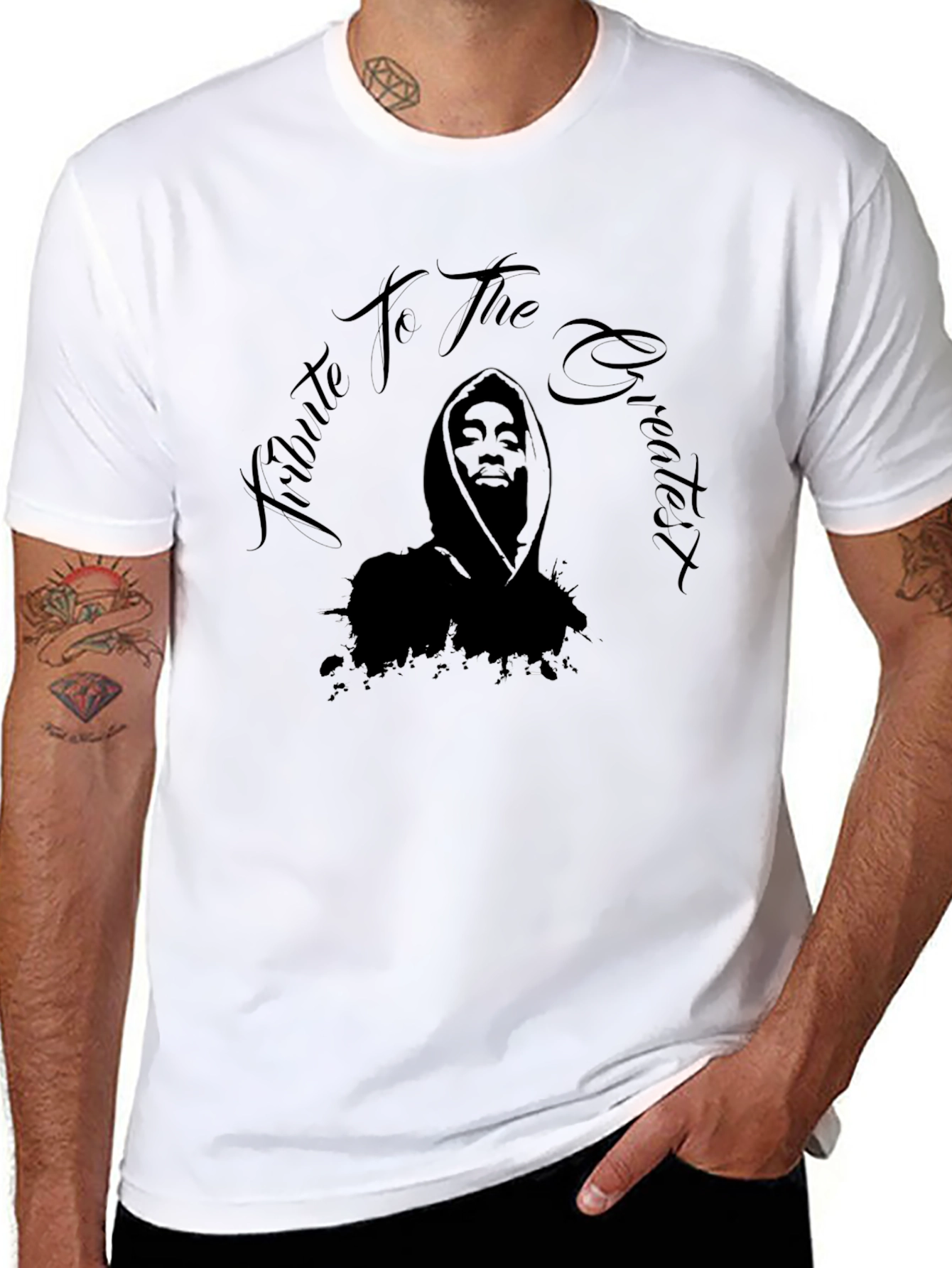Tribute To The Greatest Black T-Shirt