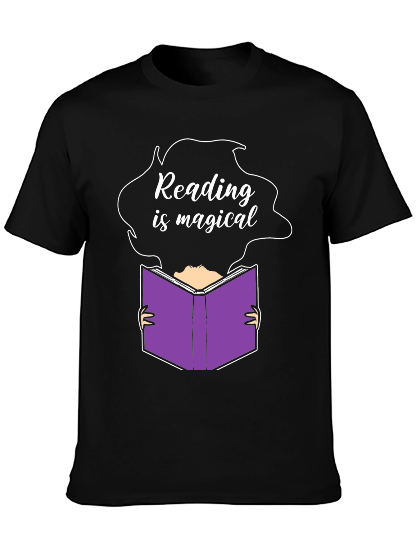 Reading is Magical Graphic Tee - Unisex Black T-Shirt