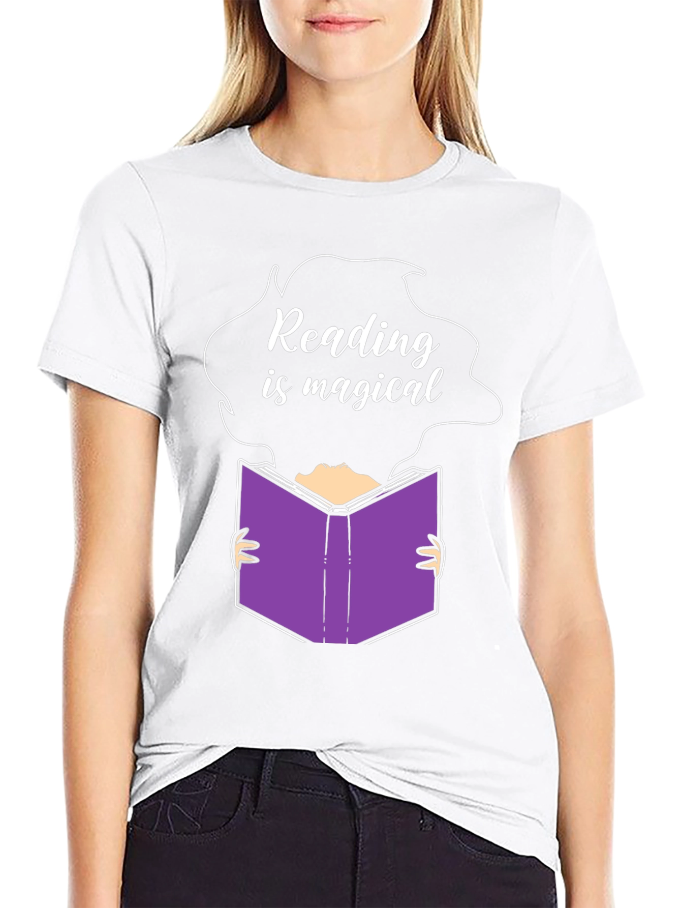 Reading is Magical Graphic Tee - Unisex Black T-Shirt