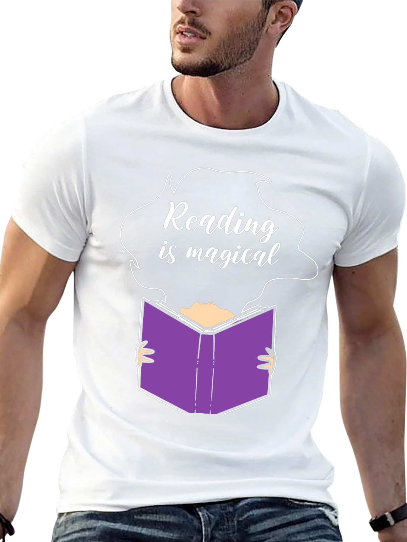Reading is Magical Graphic Tee - Unisex Black T-Shirt