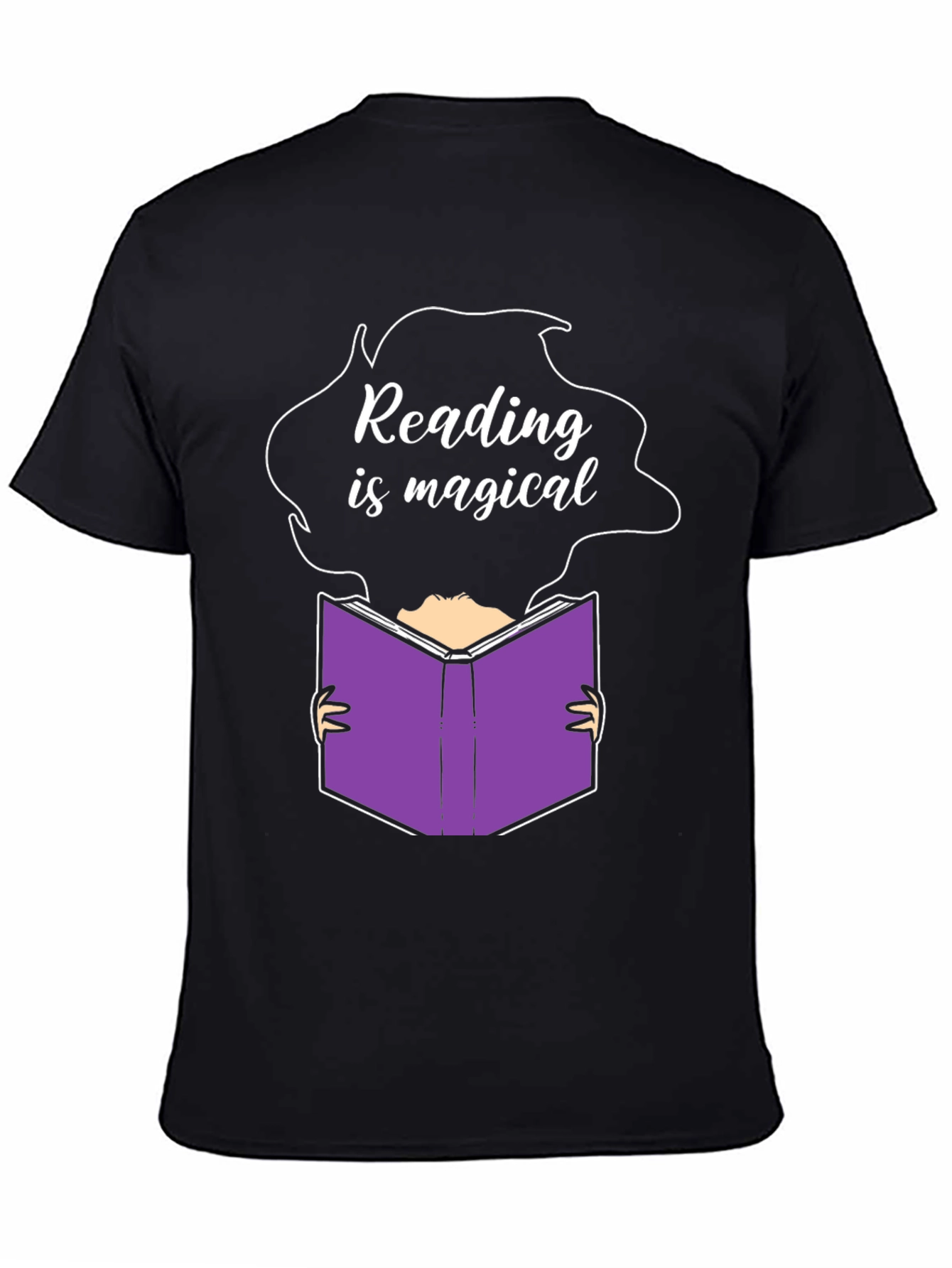 Reading is Magical Graphic Tee - Unisex Black T-Shirt