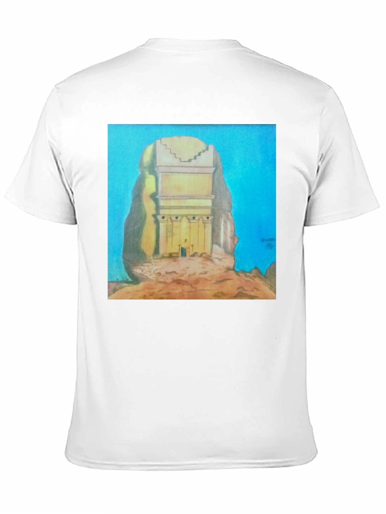 Monumental Artwork Tee - Unique Graphic T-Shirt