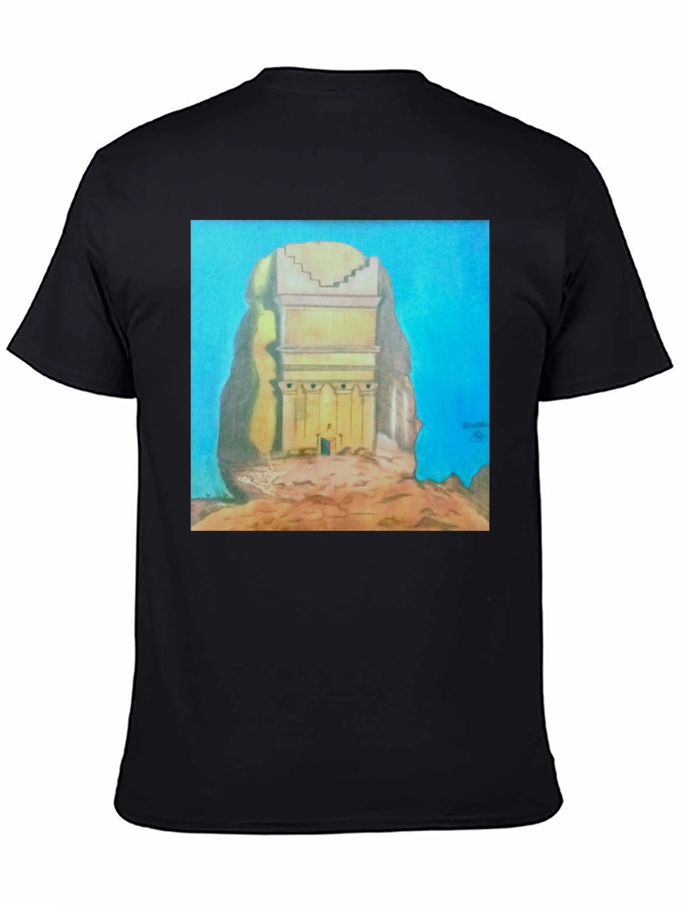 Monumental Artwork Tee - Unique Graphic T-Shirt