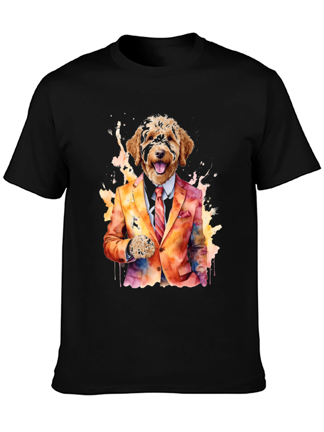 Dog in Suit Graphic Tee