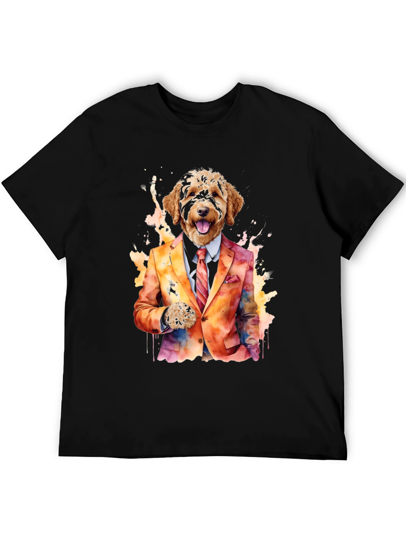 Dog in Suit Graphic Tee