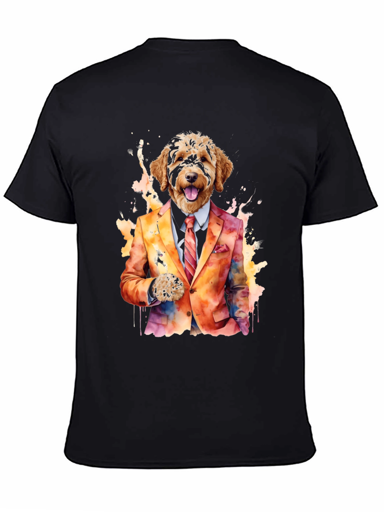 Dog in Suit Graphic Tee