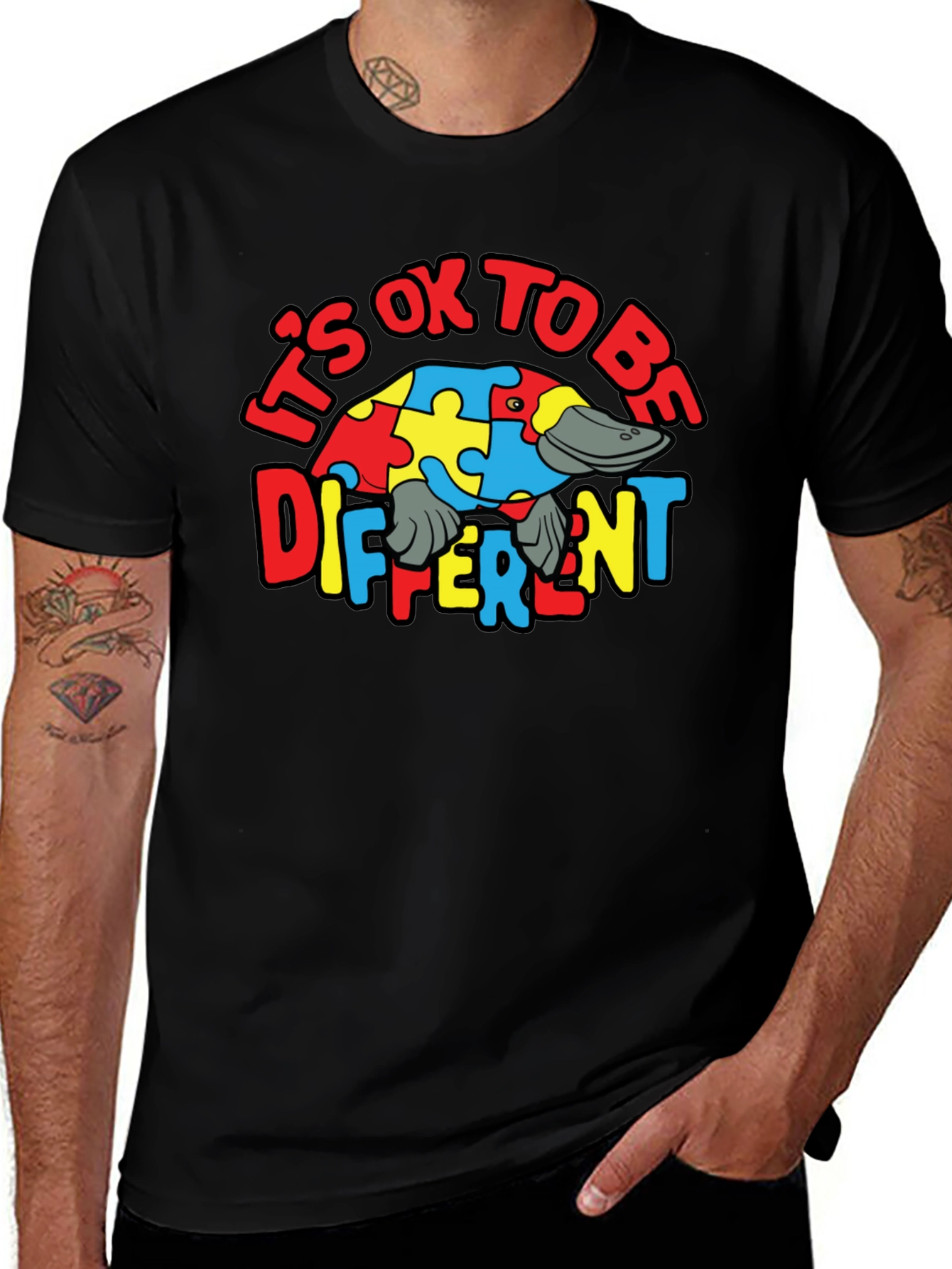 Autism Awareness Platypus T-Shirt