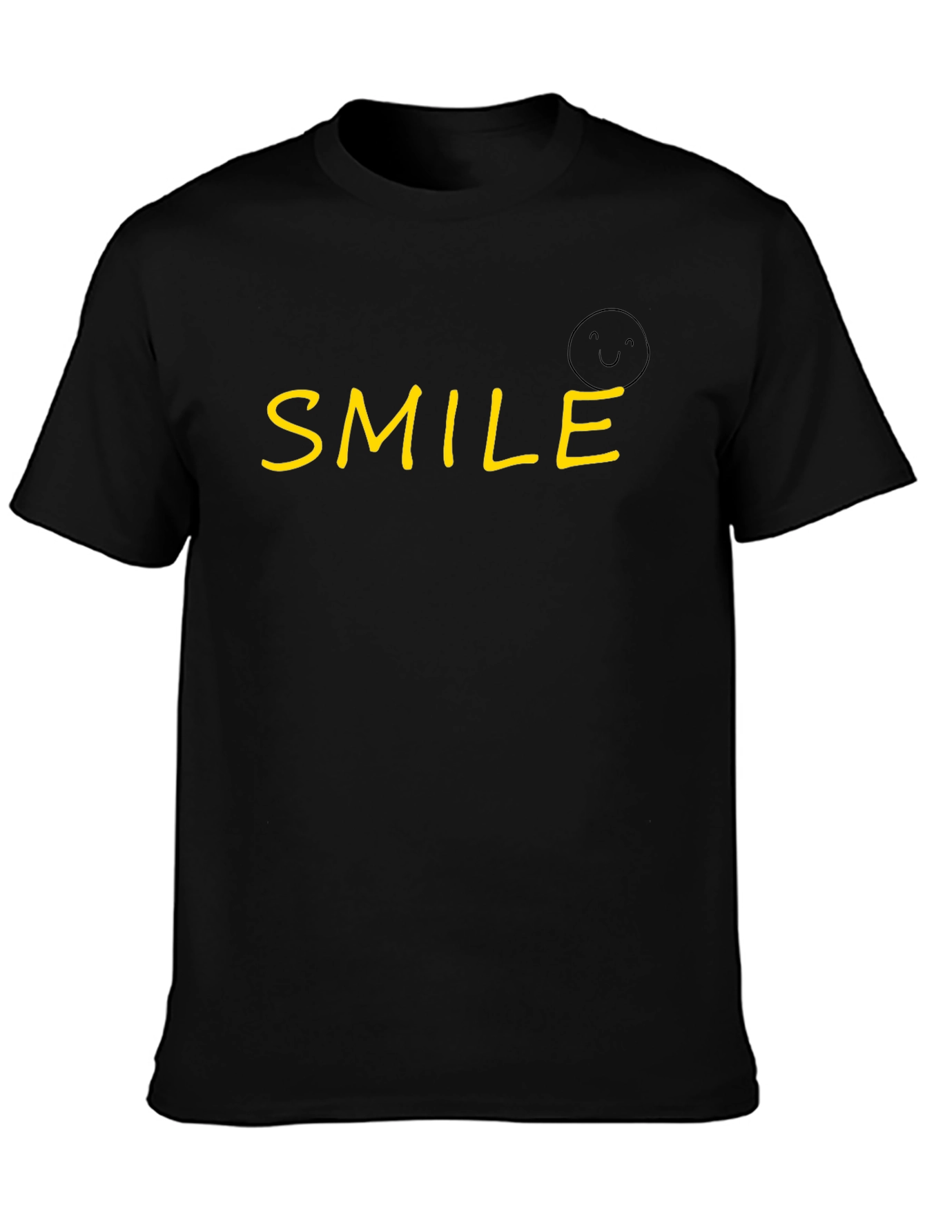 Smile Graphic Tee - Classic Short Sleeve T-Shirt