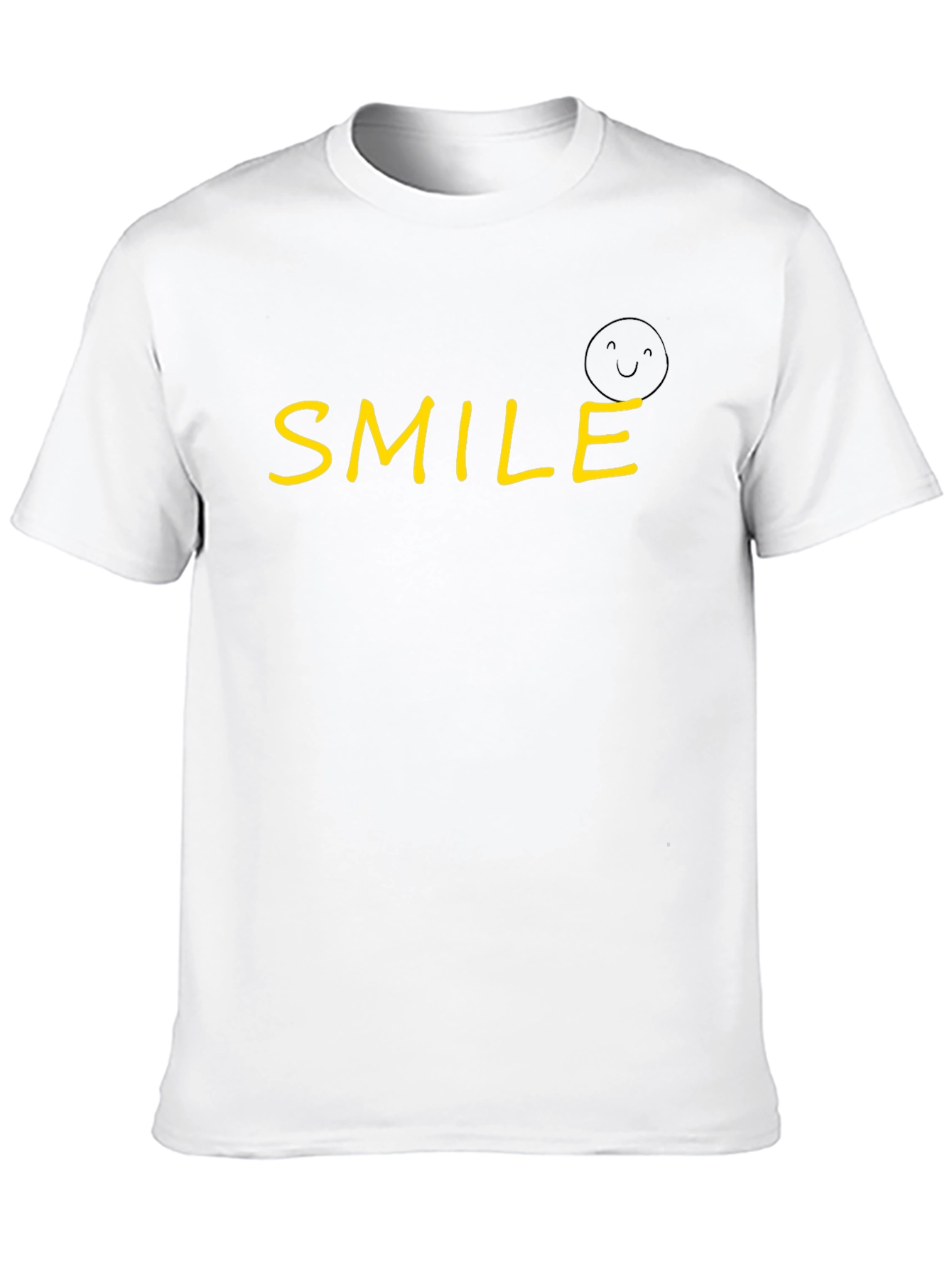 Smile Graphic Tee - Classic Short Sleeve T-Shirt