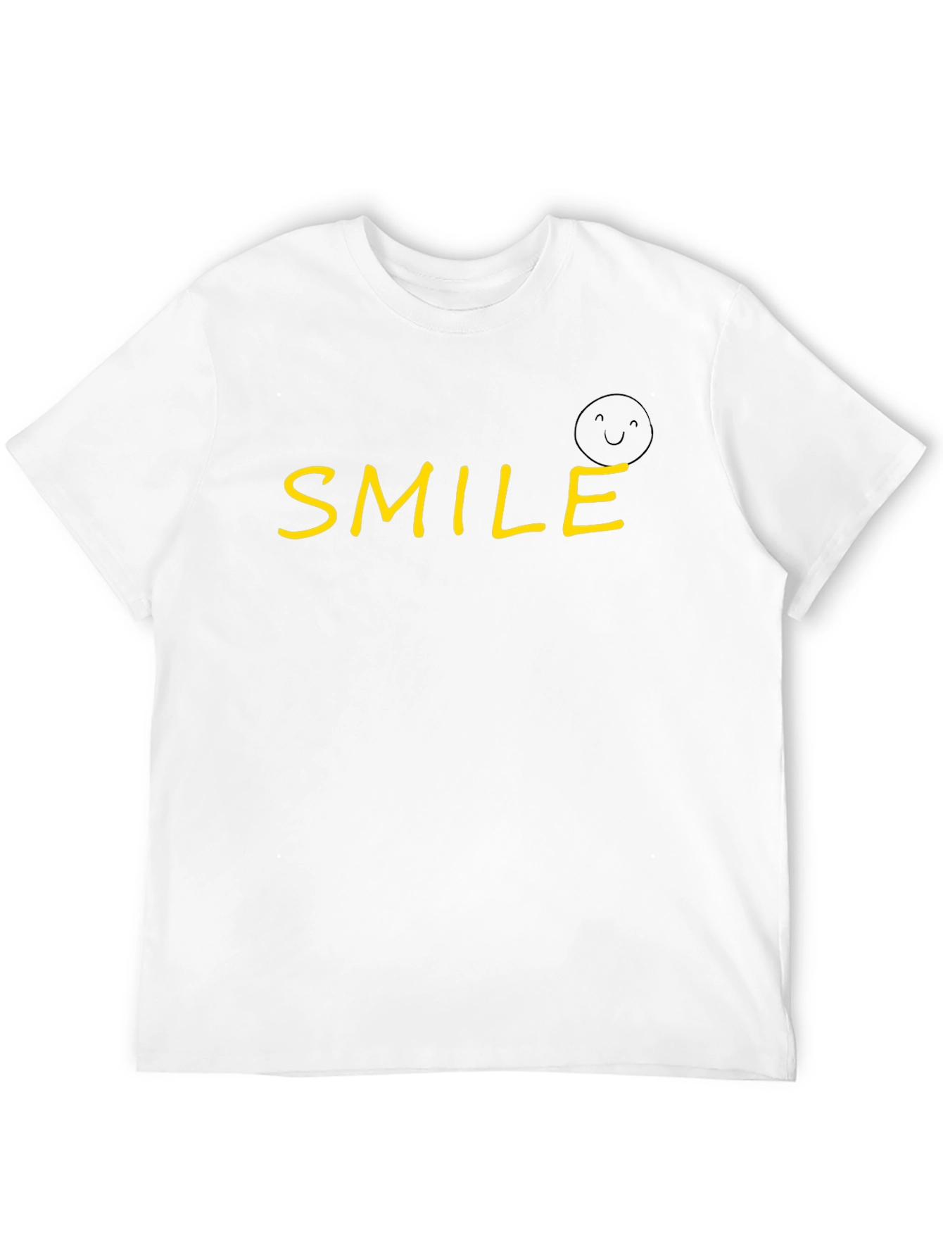 Smile Graphic Tee - Classic Short Sleeve T-Shirt