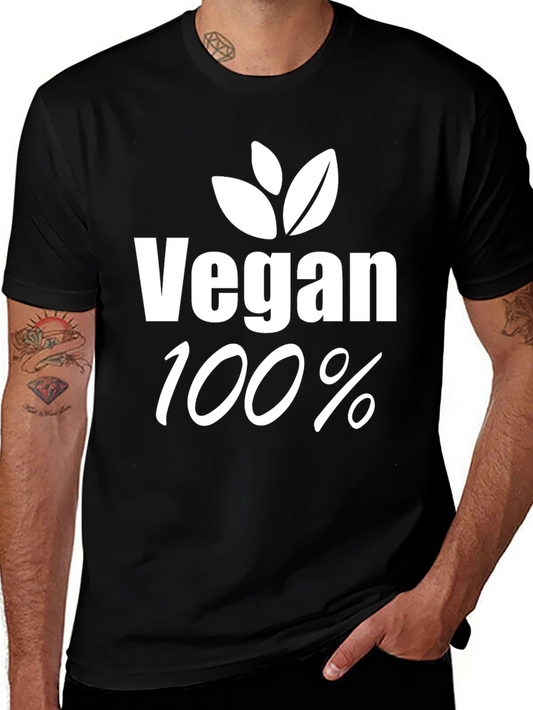 Vegan 100% T-Shirt - Black