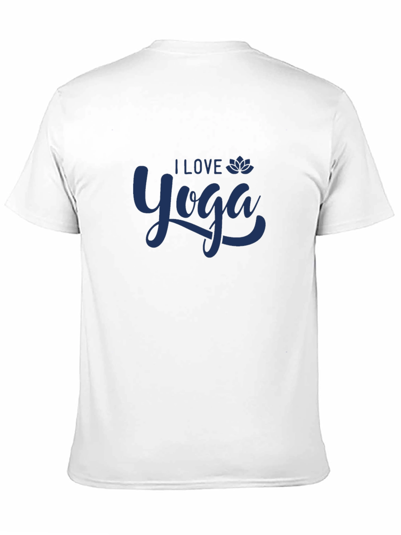 I Love Yoga Black Graphic T-Shirt