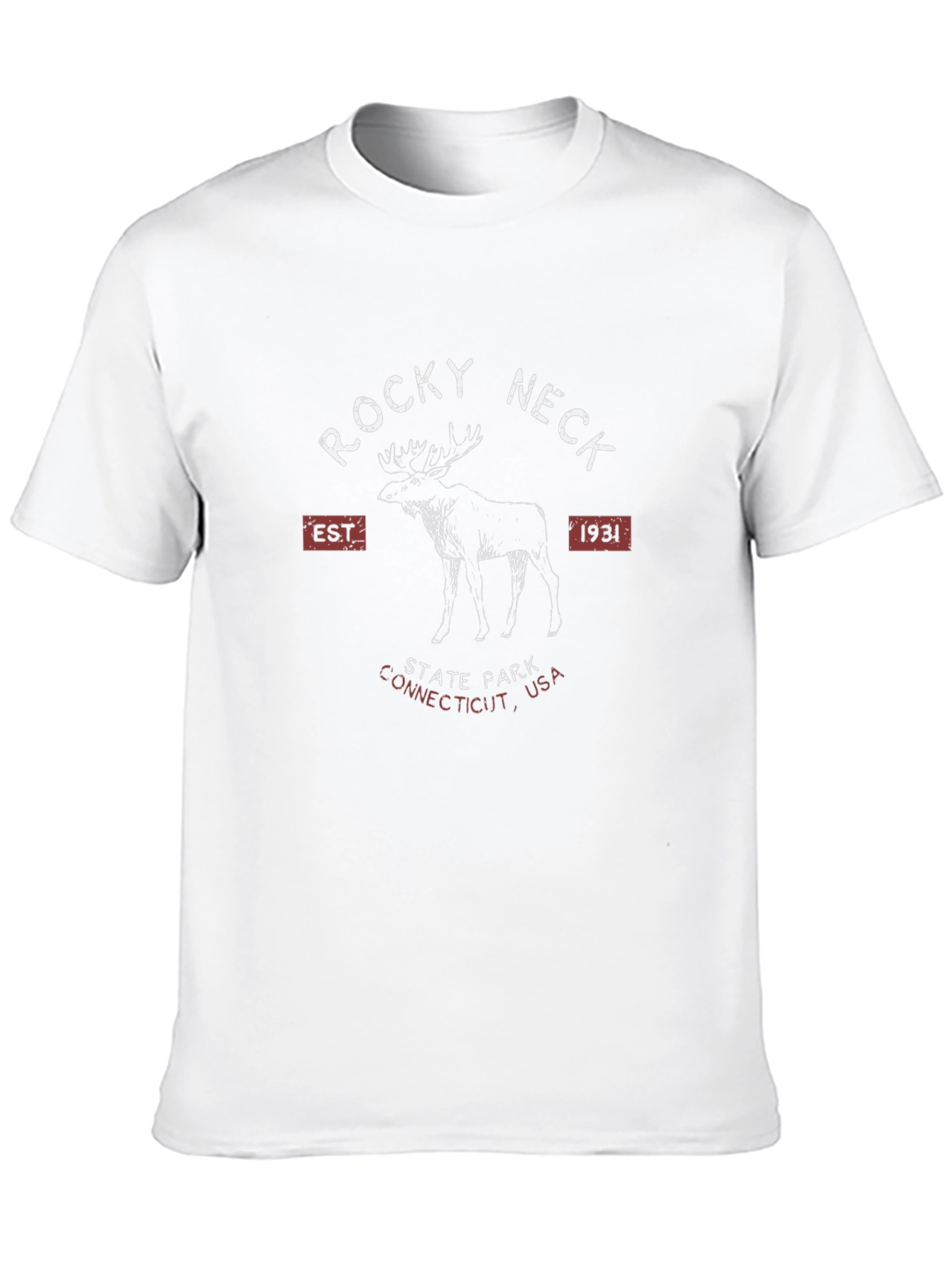 Rocky Neck State Park Black T-Shirt