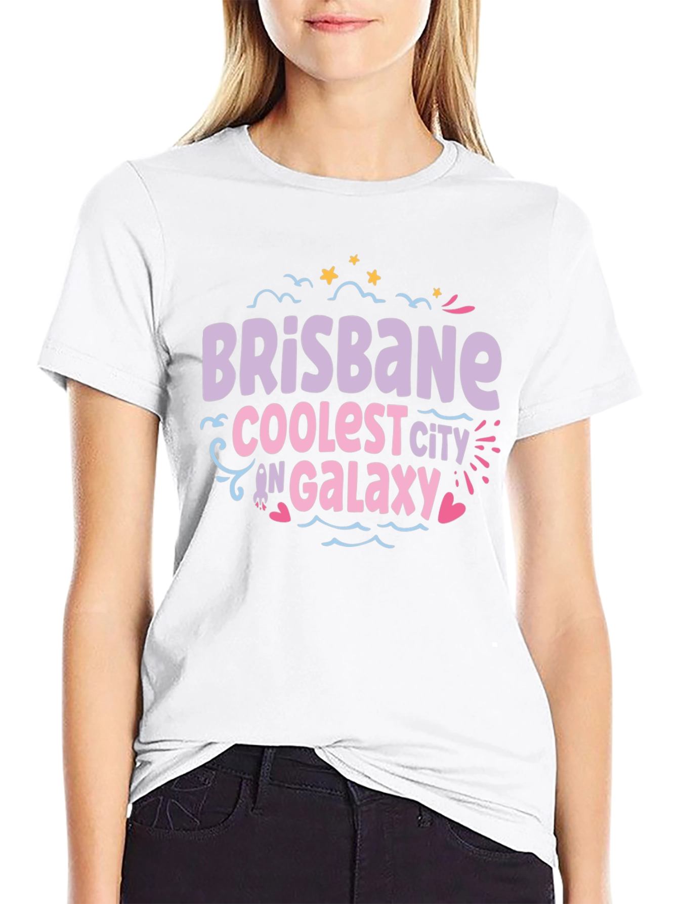 Brisbane Coolest City in Galaxy T-Shirt
