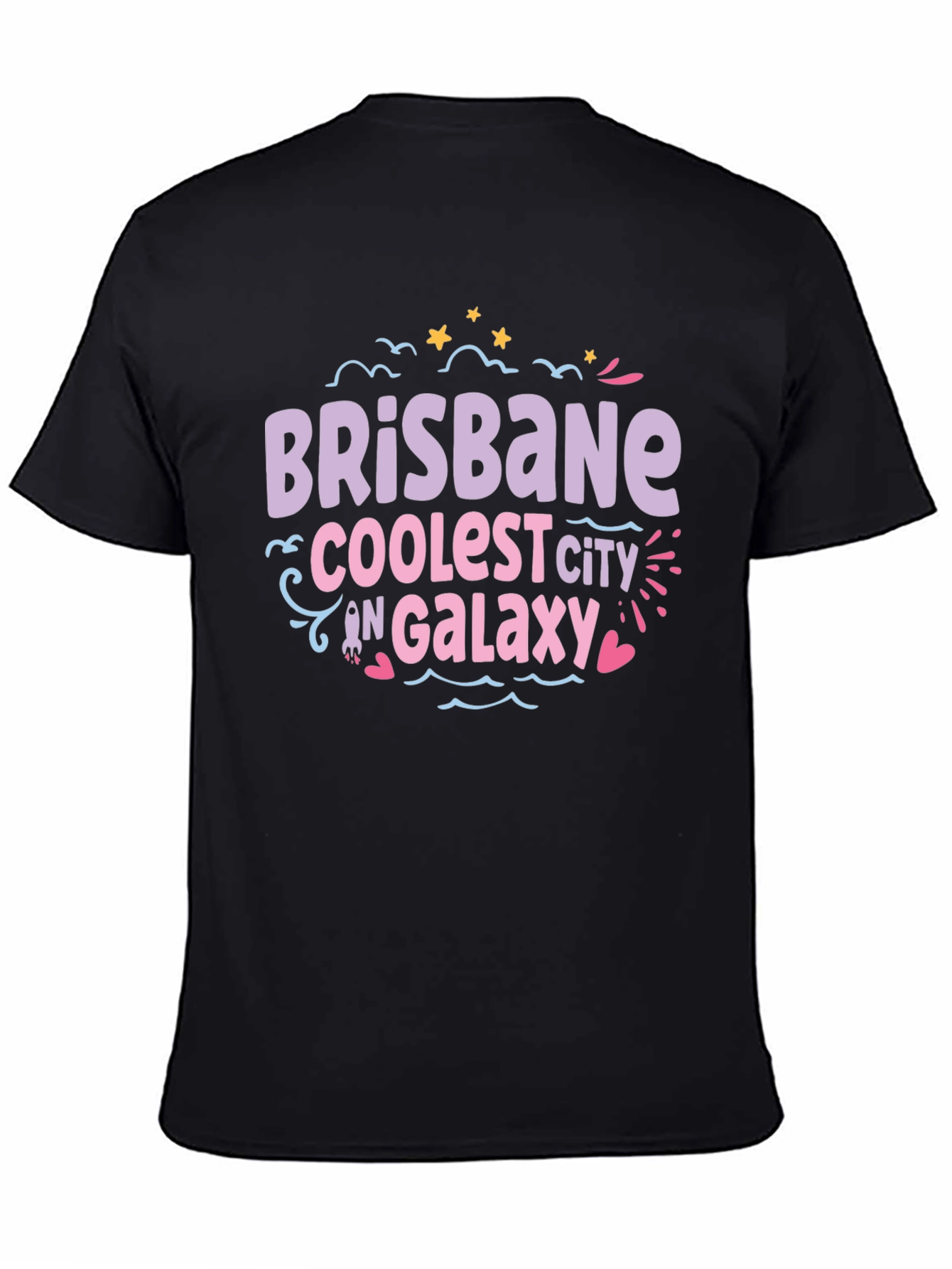 Brisbane Coolest City in Galaxy T-Shirt