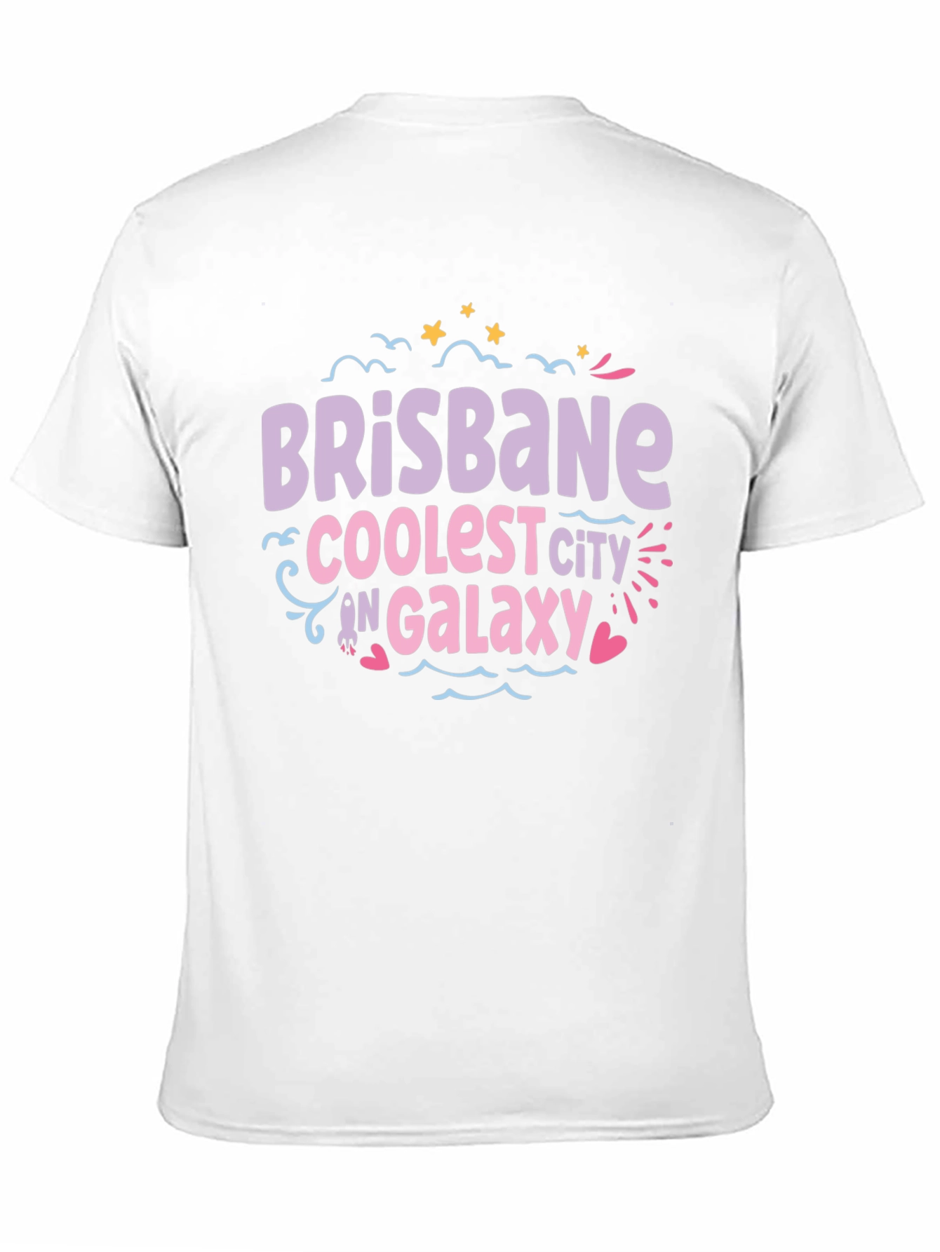 Brisbane Coolest City in Galaxy T-Shirt