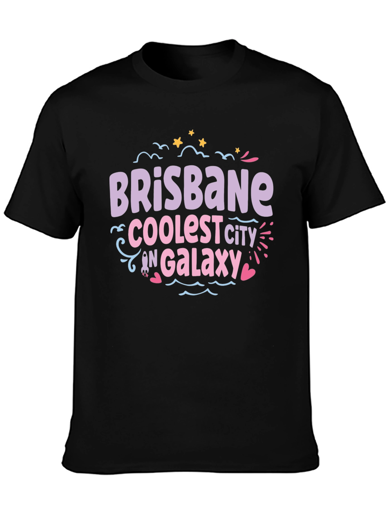 Brisbane Coolest City in Galaxy T-Shirt