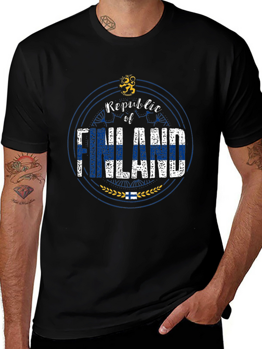 Republic of Finland Graphic T-Shirt