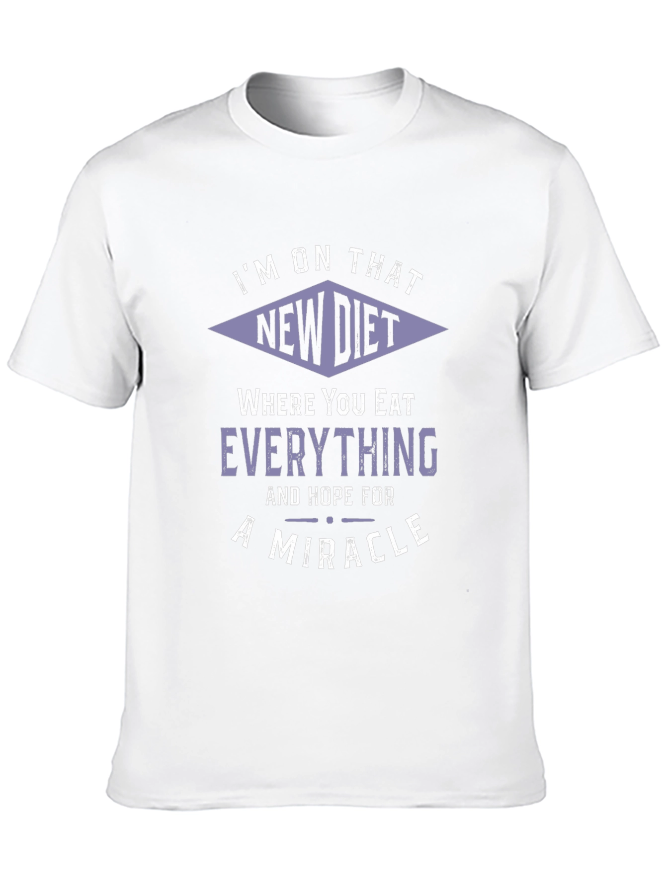 Funny Diet T-Shirt - Eat Everything & Hope