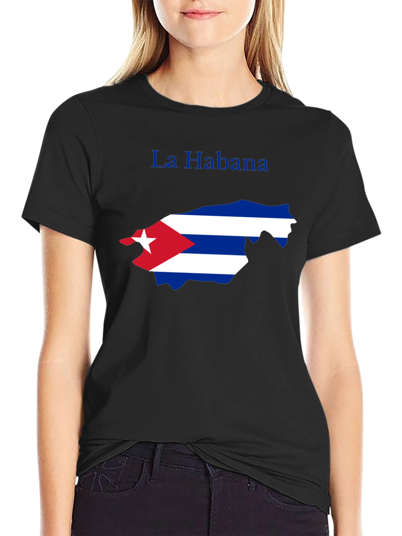 La Habana Cuba Flag T-Shirt