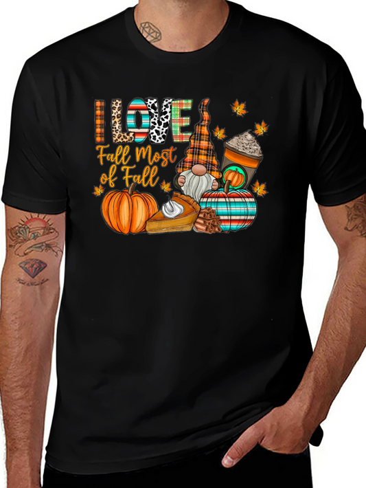 I Love Fall Most of All T-Shirt