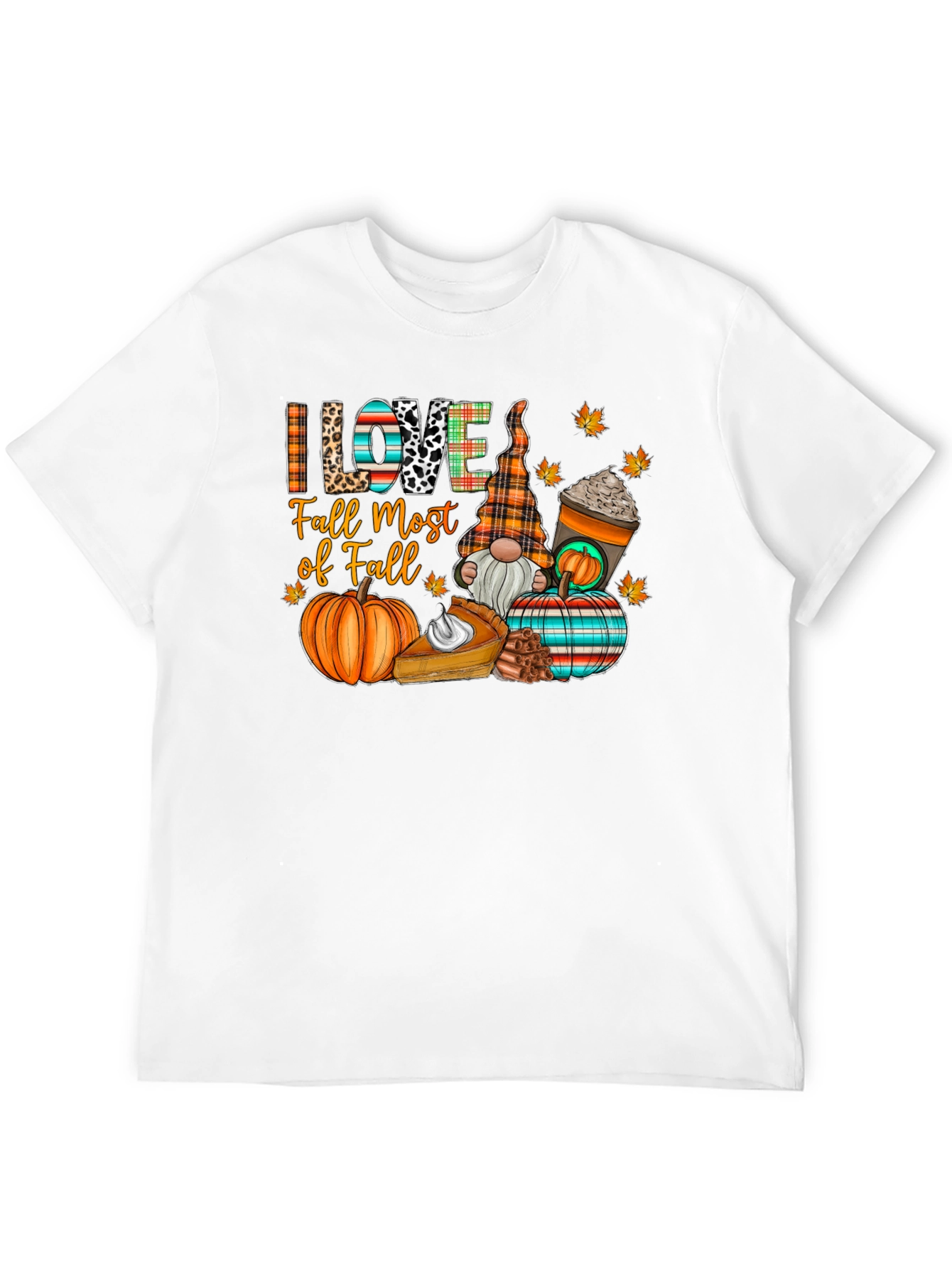 I Love Fall Most of All T-Shirt