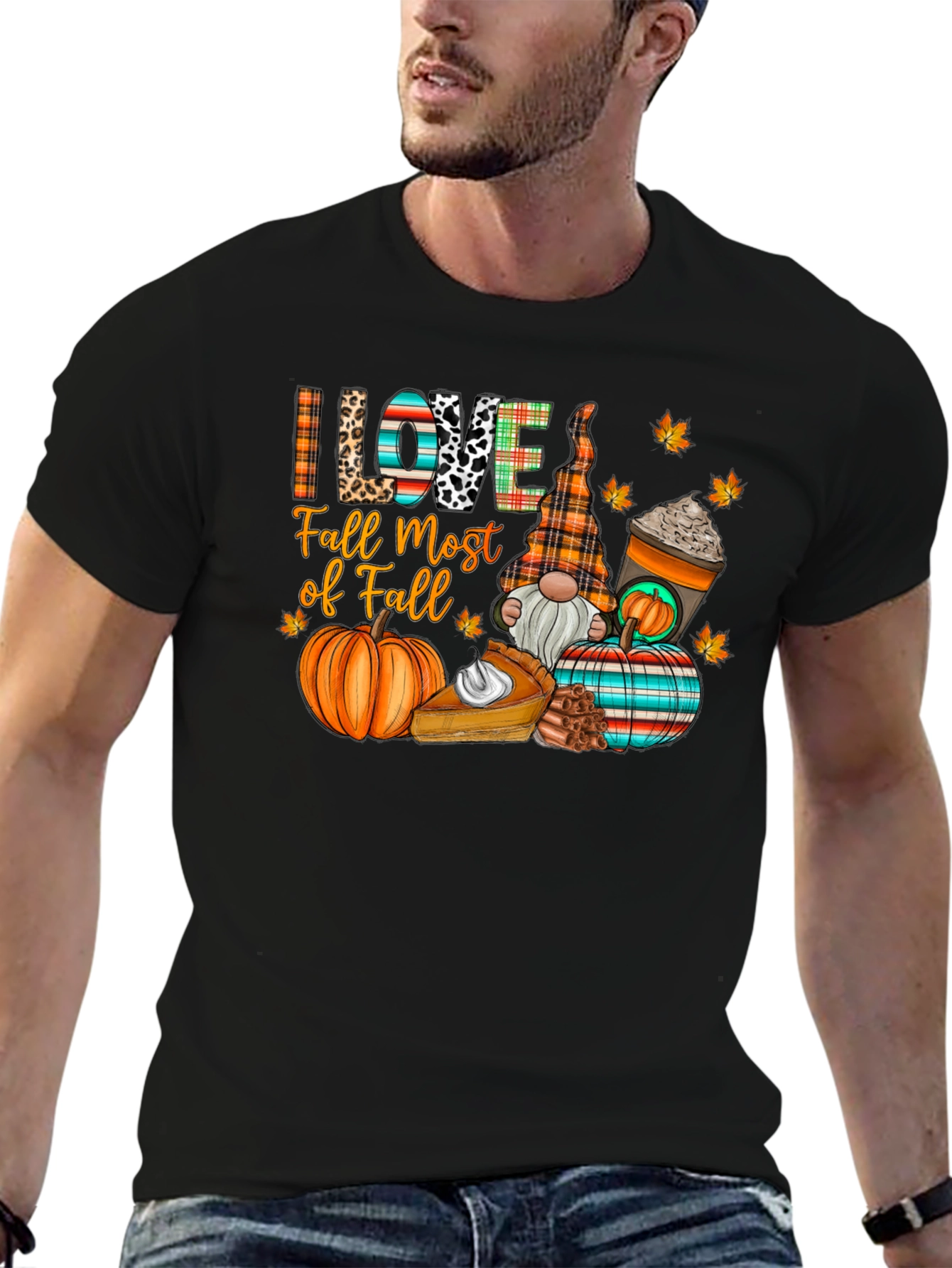 I Love Fall Most of All T-Shirt