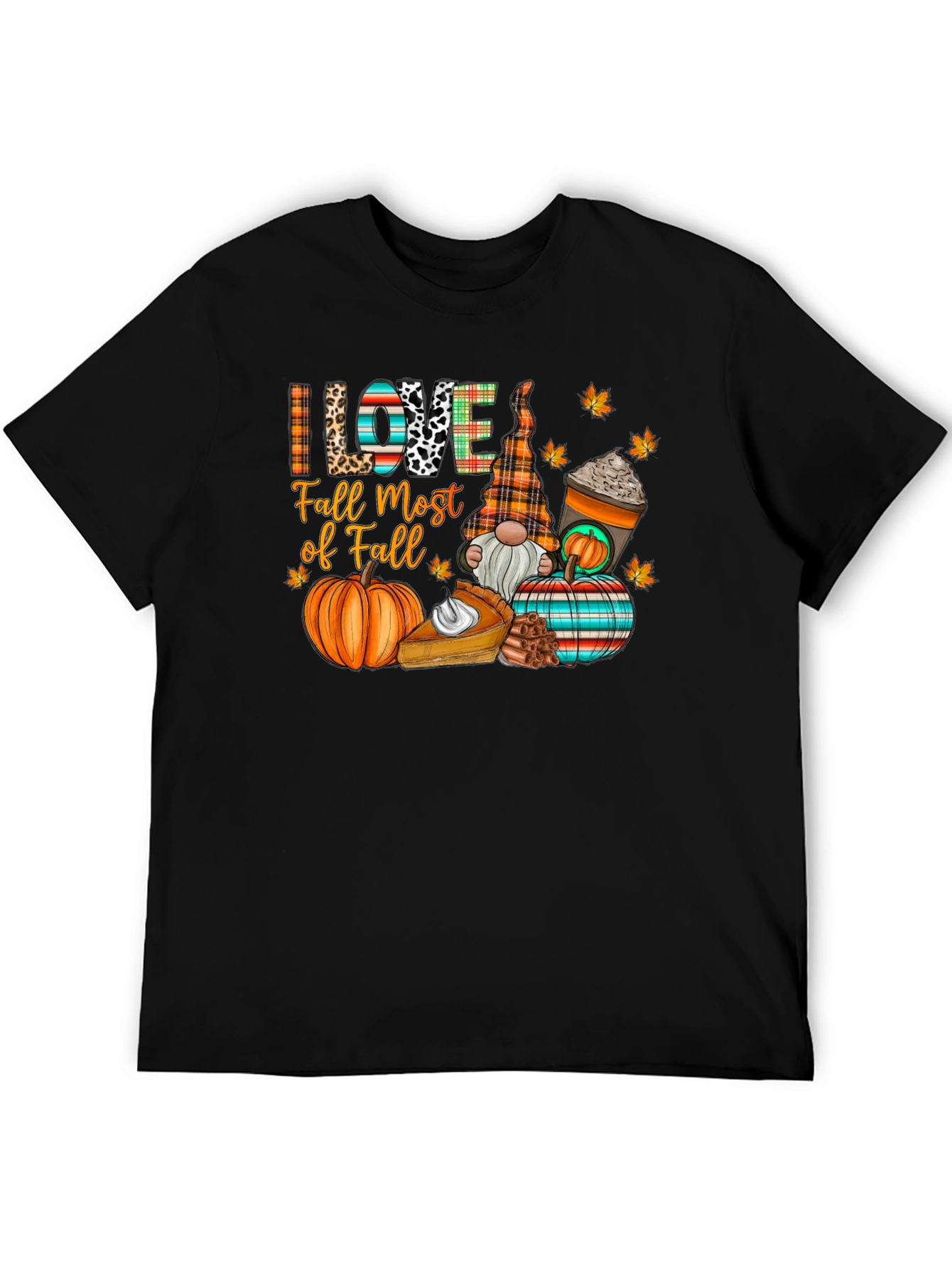 I Love Fall Most of All T-Shirt