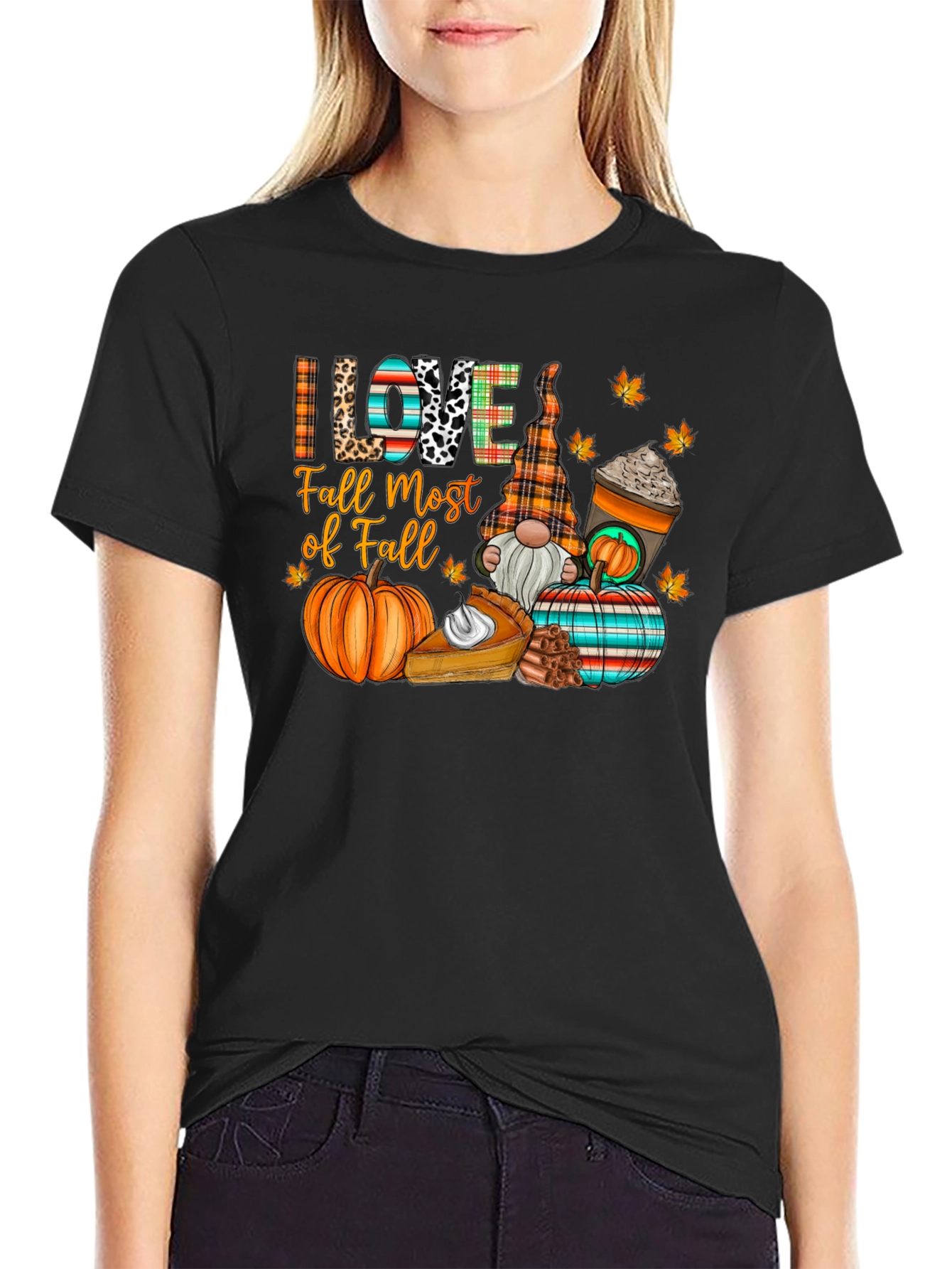 I Love Fall Most of All T-Shirt