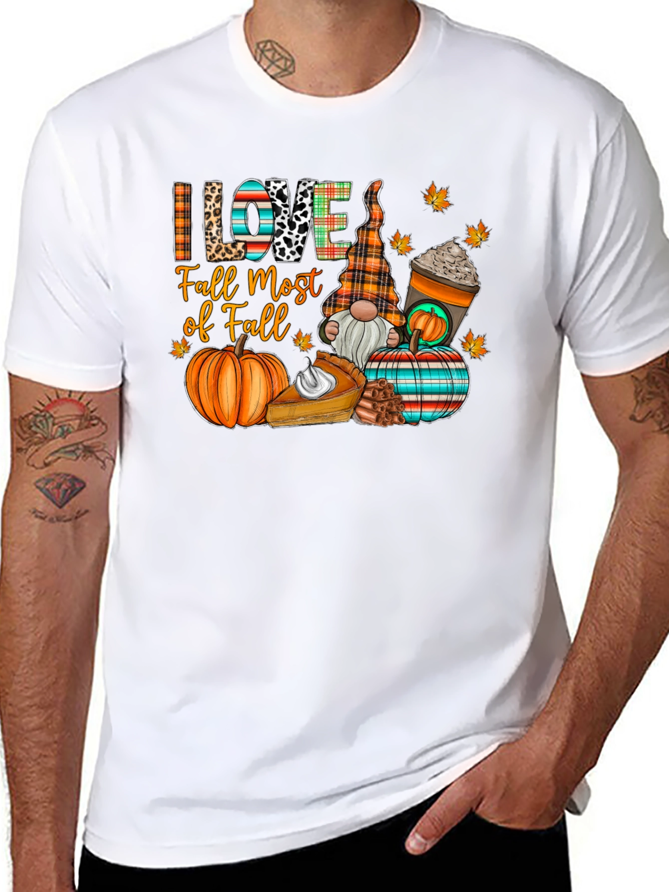 I Love Fall Most of All T-Shirt