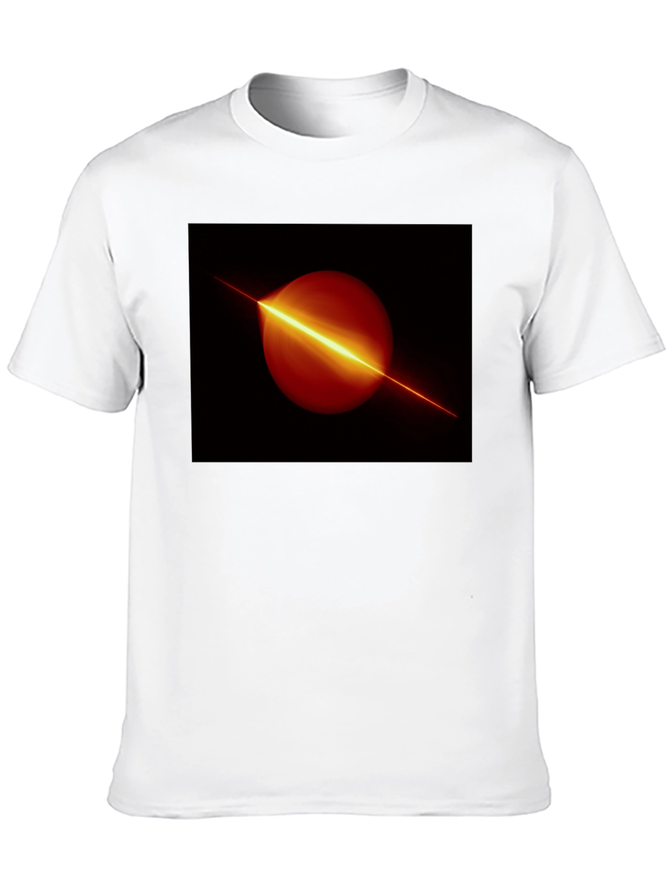 Abstract Graphic Black T-Shirt