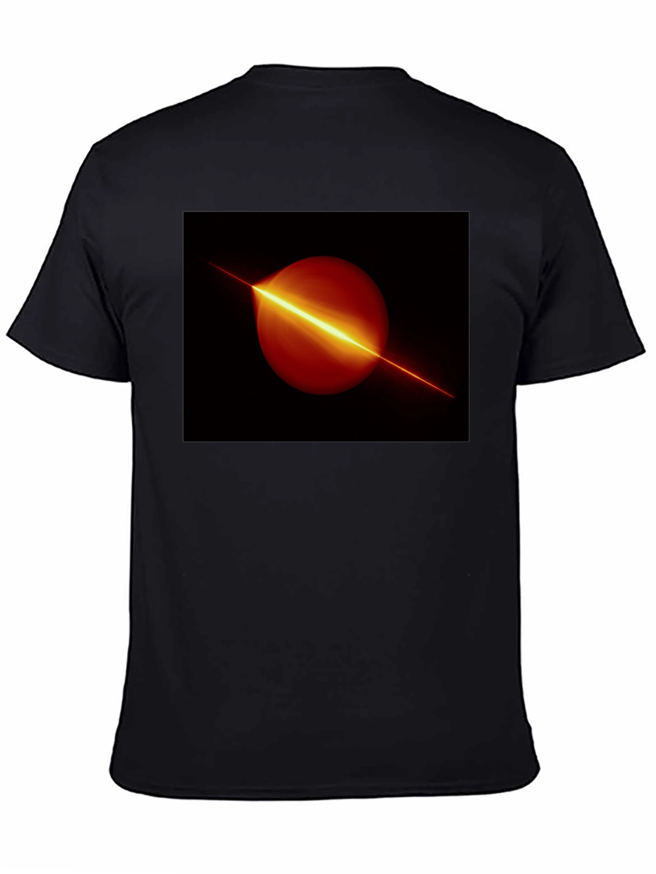 Abstract Graphic Black T-Shirt