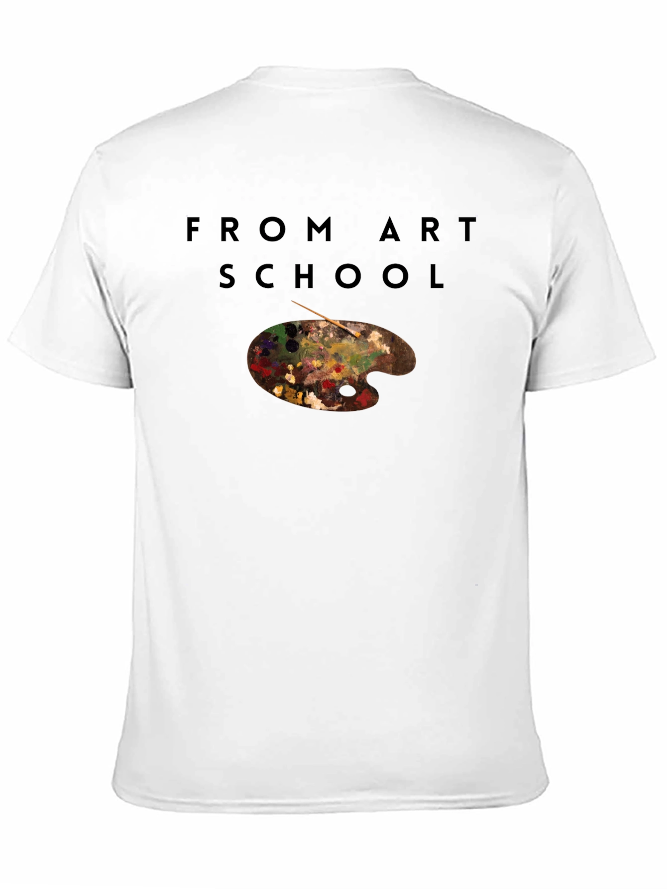 From Art School T-Shirt - Artist Palette Tee